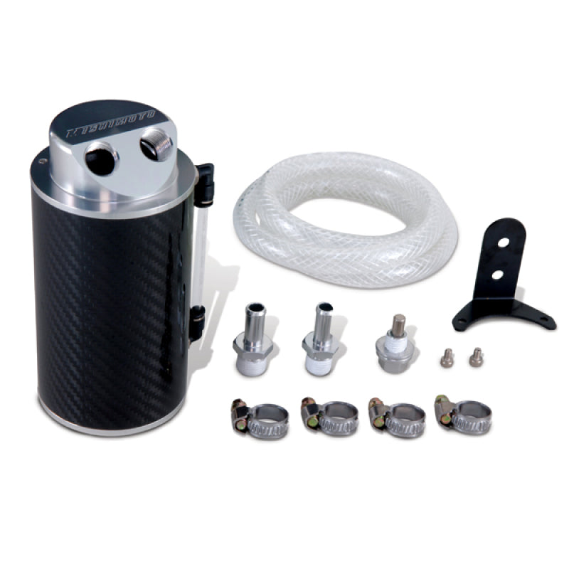 Load image into Gallery viewer, Mishimoto Carbon Fiber Oil Catch Can 10mm Fittings
