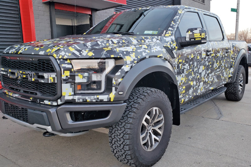 Load image into Gallery viewer, Rally Armor 17-20 Ford F-150 Raptor Black UR Mud Flap w/ Blue Logo
