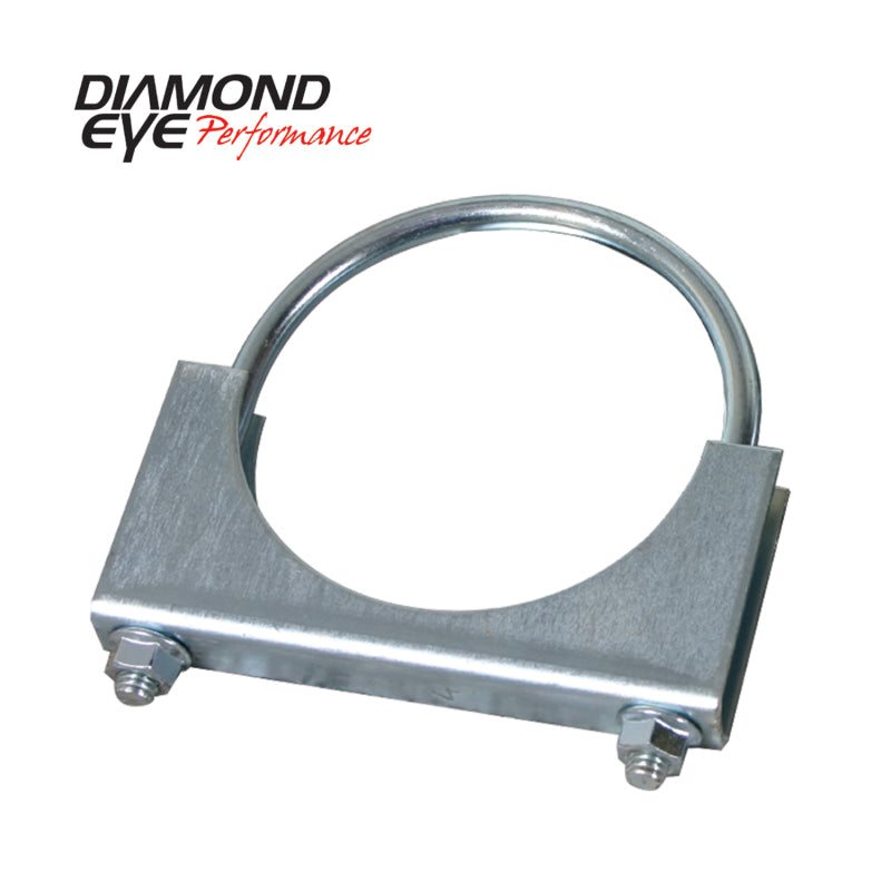 Load image into Gallery viewer, Diamond Eye CLAMP 3-1/2in 3/8in U-BOLT 11 GAUGE SADDLE ZINC-COATED HEAVY DUTY
