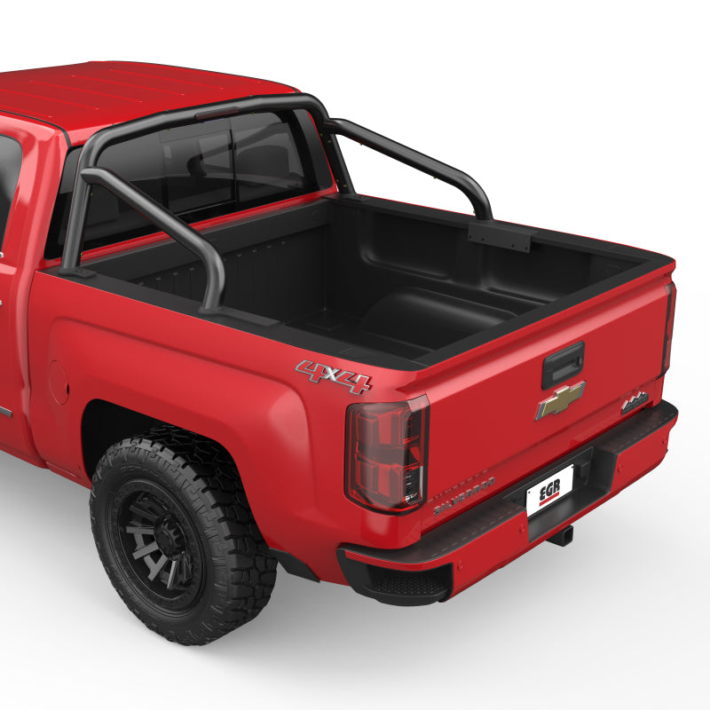 Load image into Gallery viewer, EGR 14-19 Chevrolet Silverado 1500 Black Powder Coat S-Series Sports Bar
