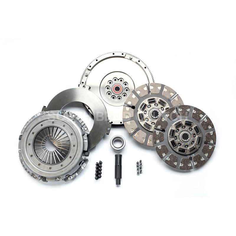 Load image into Gallery viewer, South Bend Clutch 08-09 Ford 6.4L ZF-6 Street Dual Disc Organic Clutch Kit
