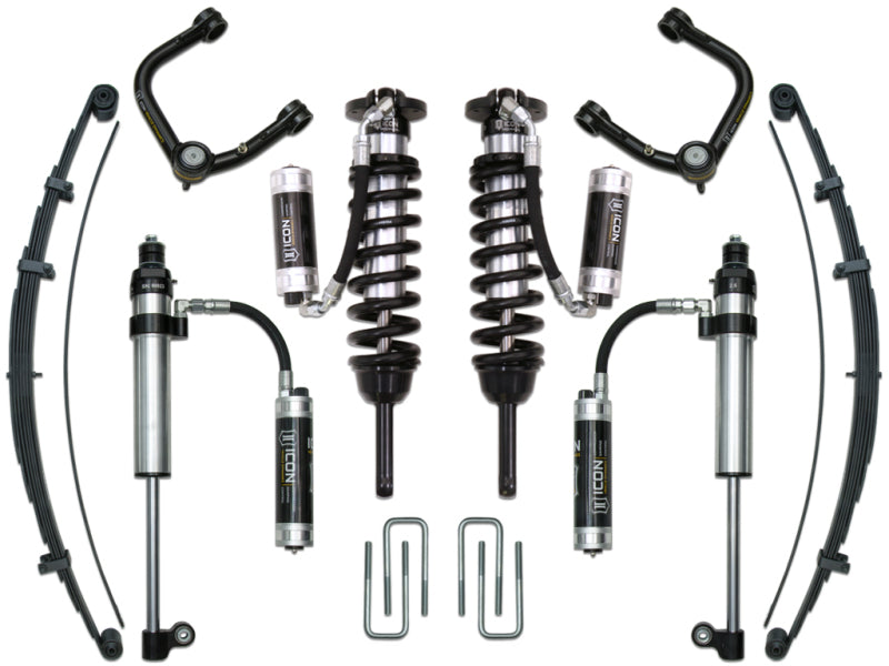 Load image into Gallery viewer, ICON 05-15 Toyota Tacoma 0-3.5in/16-17 Toyota Tacoma 0-2.75in Stg 9 Suspension System w/Tubular Uca
