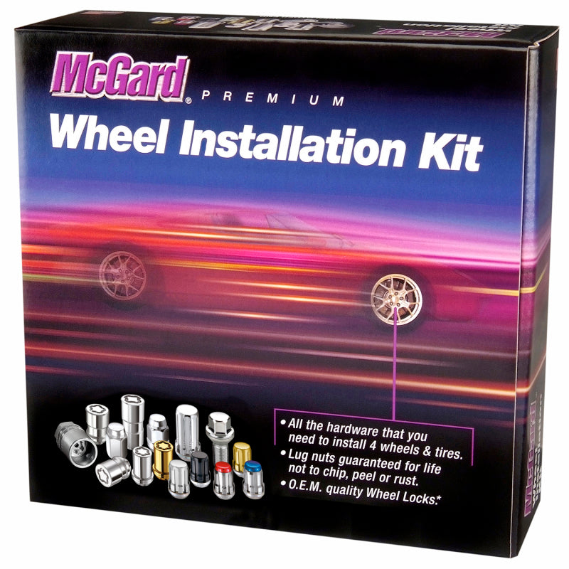 Load image into Gallery viewer, McGard 6 Lug Hex Install Kit w/Locks (Cone Seat Nut) M14X2.0 / 13/16 Hex / 2.25in. Length - Chrome
