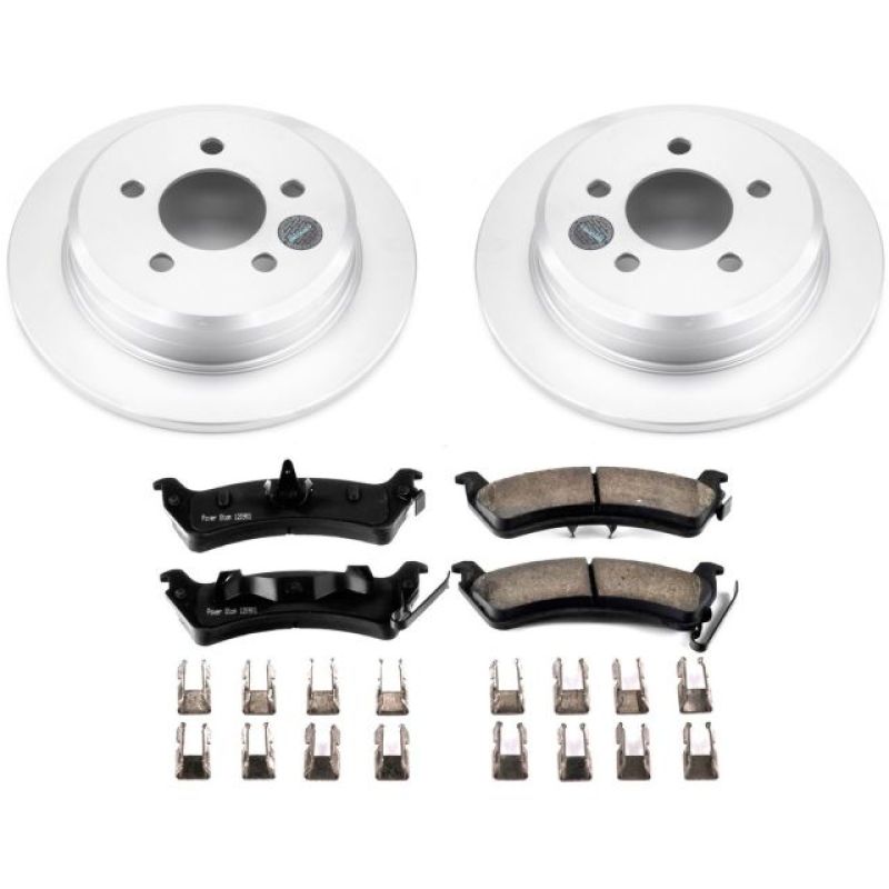 Load image into Gallery viewer, Power Stop 93-98 Jeep Grand Cherokee Rear Z17 Evolution Geomet Coated Brake Kit
