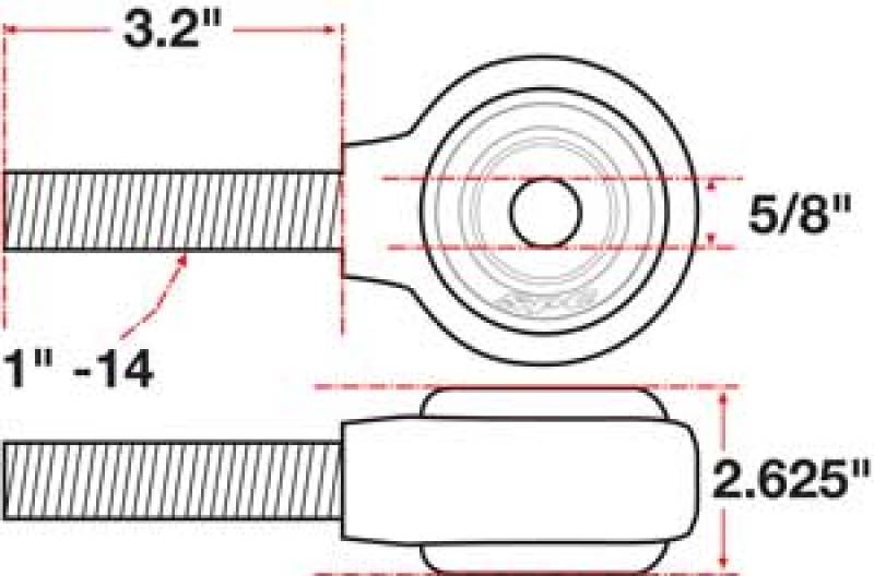 Load image into Gallery viewer, SPC Performance xAxis Rod End Ball Joint
