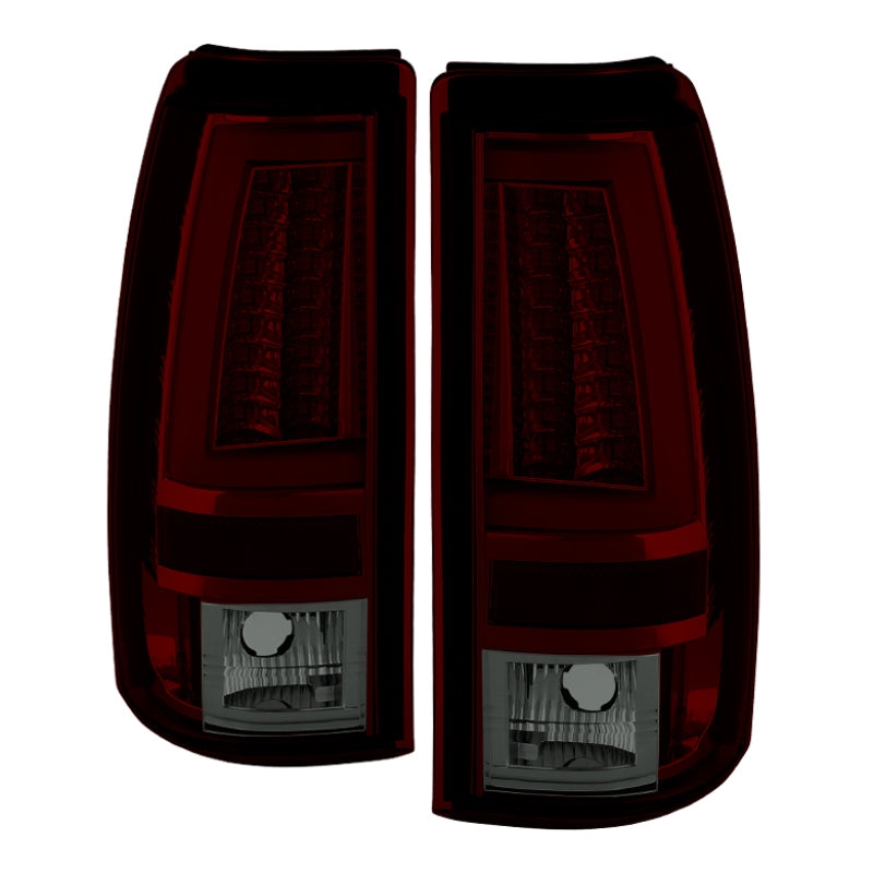 Load image into Gallery viewer, Spyder Chevy Silverado 1500/2500 03-06 Version 2 LED Tail Lights - Red Smoke ALT-YD-CS03V2-LED-RS
