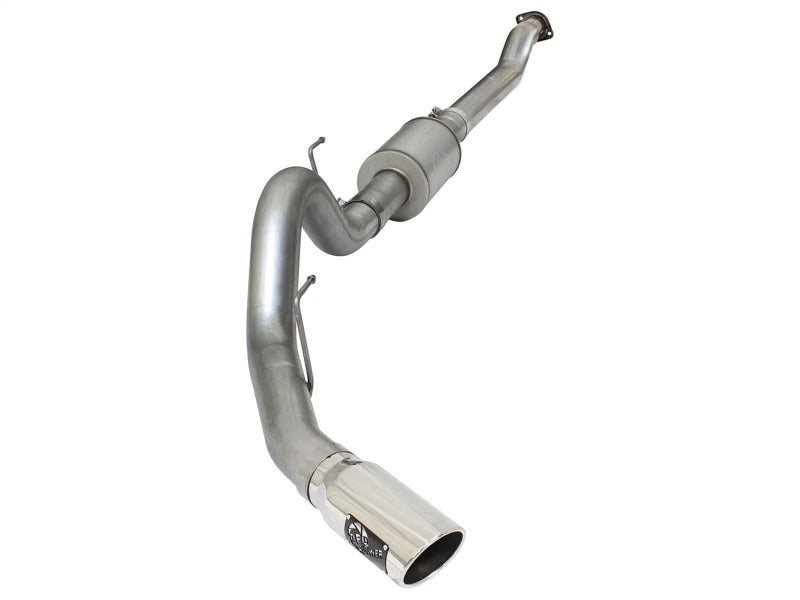 Load image into Gallery viewer, aFe Atlas Exhausts 4in Cat-Back Aluminized Steel Exhaust 2015 Ford F-150 V6 3.5L (tt) Polished Tip
