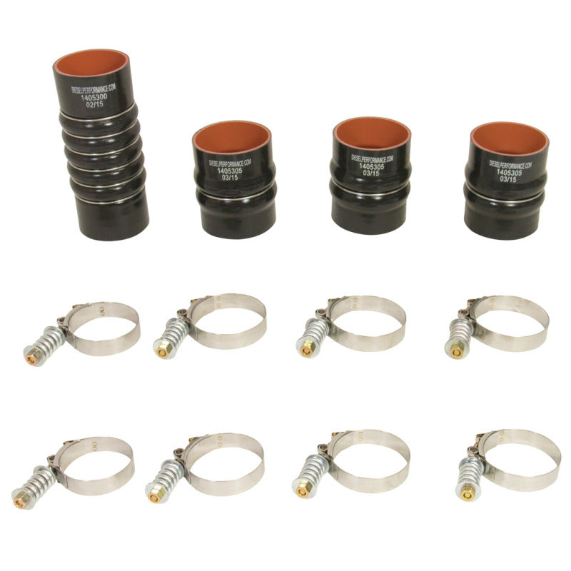 Load image into Gallery viewer, BD Diesel Intercooler Hose/Clamp Kit - Dodge 2003-2007 5.9L
