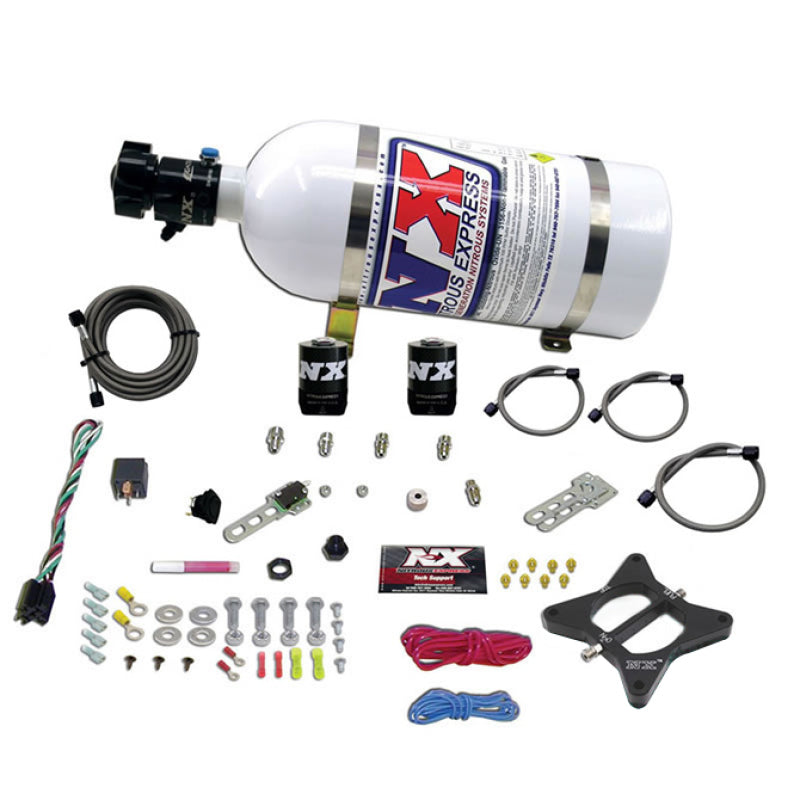 Load image into Gallery viewer, Nitrous Express 96-04 Ford Mustang 4.6L 2 Valve Nitrous Plate Kit w/10lb Bottle
