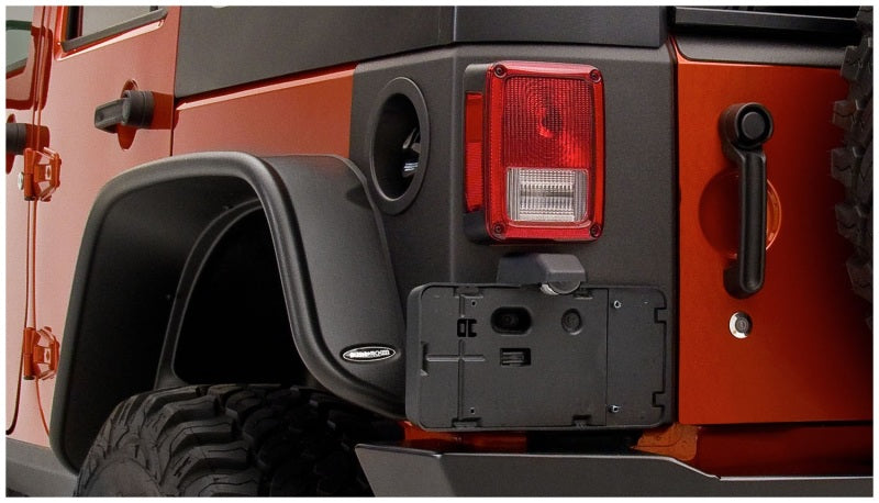 Load image into Gallery viewer, Bushwacker 07-18 Jeep Wrangler Trail Armor Rear Corners - Black
