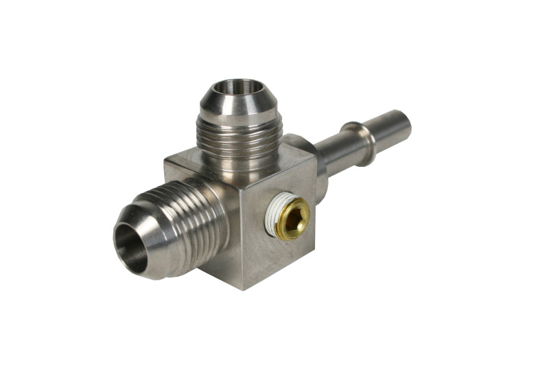 Load image into Gallery viewer, Aeromotive 3/8 Male Quick Connect Tee Fitting
