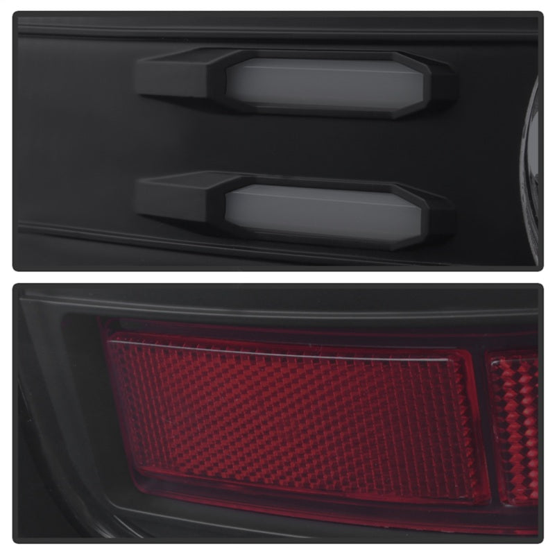 Load image into Gallery viewer, Spyder Chevy Silverado 16-17 Light Bar LED Tail Lights - Black Smoke ALT-YD-CS16-LED-BSM
