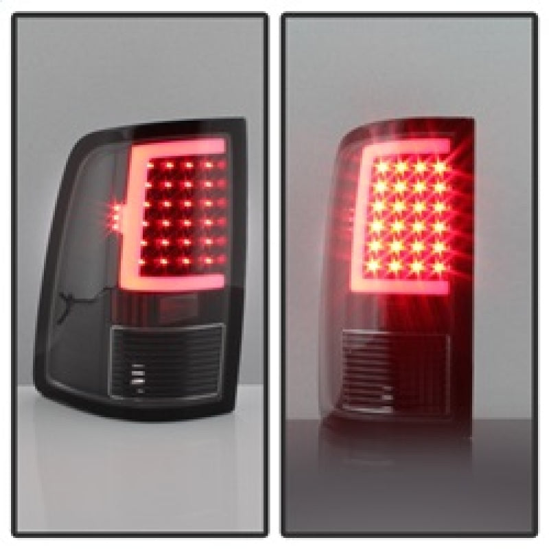 Load image into Gallery viewer, xTune 09-18 Dodge Ram 1500 (Incandescent Model) LED Tail Lights - Blk (ALT-ON-DR09-LBLED-BK)

