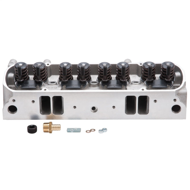 Load image into Gallery viewer, Edelbrock Cylinder Head Pontiac Performer D-Port 72cc Chambers for Hydraulic Roller Cam Complete
