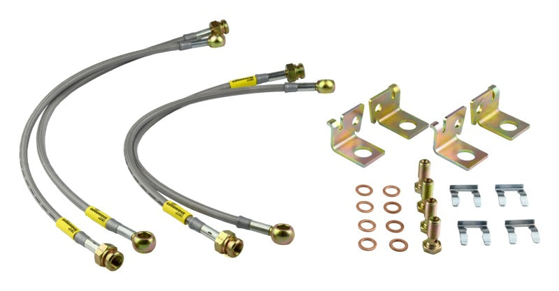 Load image into Gallery viewer, Goodridge 06-13 Chevrolet Corvette Z06/ZR1/Grand Sport Stainless Steel Brake Line Kit

