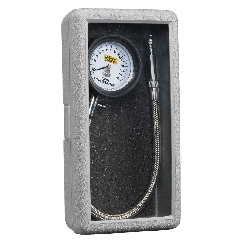 Load image into Gallery viewer, Autometer 0-15PSI Lo-Pressure Tire Pressure Gauge
