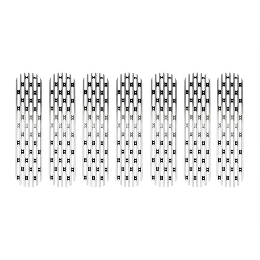 DV8 Offroad 2007-2018 Jeep JK Polished Grille Inserts