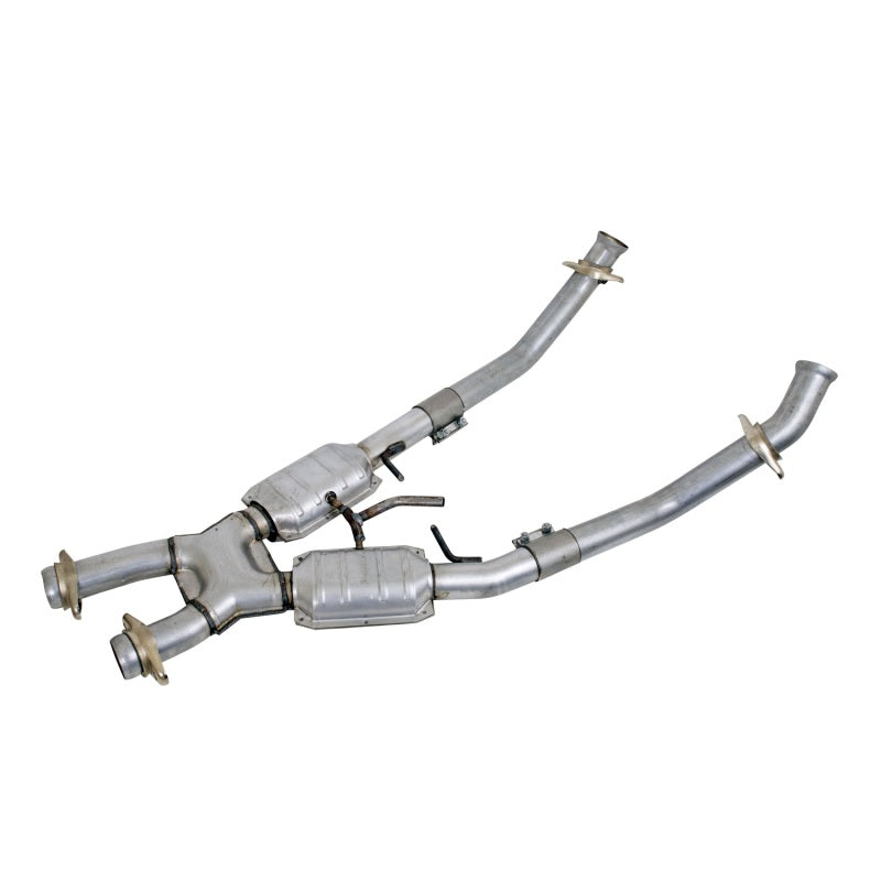 Load image into Gallery viewer, BBK 94-95 Mustang 5.0 High Flow X Pipe With Catalytic Converters - 2-1/2
