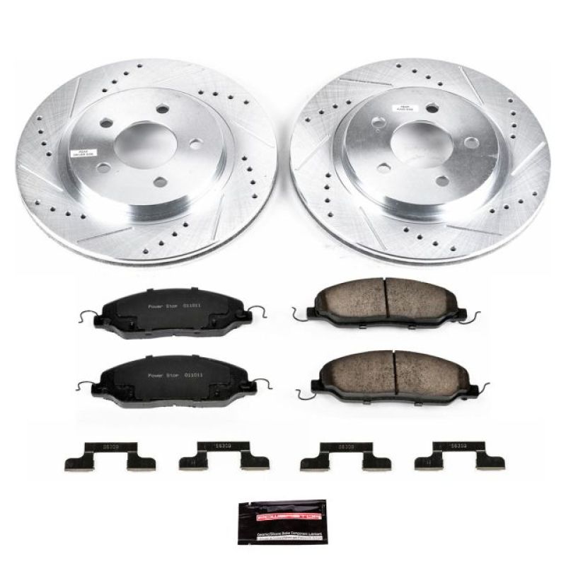 Load image into Gallery viewer, Power Stop 05-11 Ford Mustang Rear Z23 Evolution Sport Brake Kit
