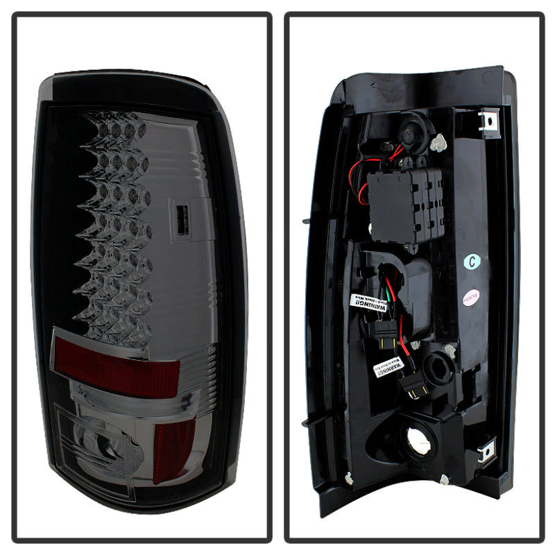 Load image into Gallery viewer, Spyder Chevy Silverado 1500 03-06 (Does Not Fit Stepside)LED Tail Lights Smke ALT-YD-CS03-LED-SM
