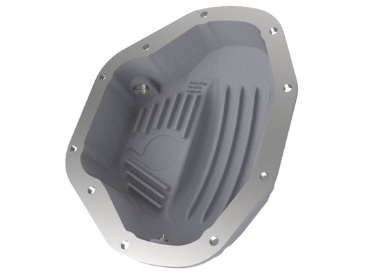 aFe Rear Differential Cover (Raw; Street Series); Dodge Diesel Trucks 94-02 L6-5.9L (td)