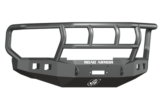 Road Armor 08-10 Ford F-250 Stealth Front Winch Bumper w/Titan II Guard Wide Flare - Tex Blk