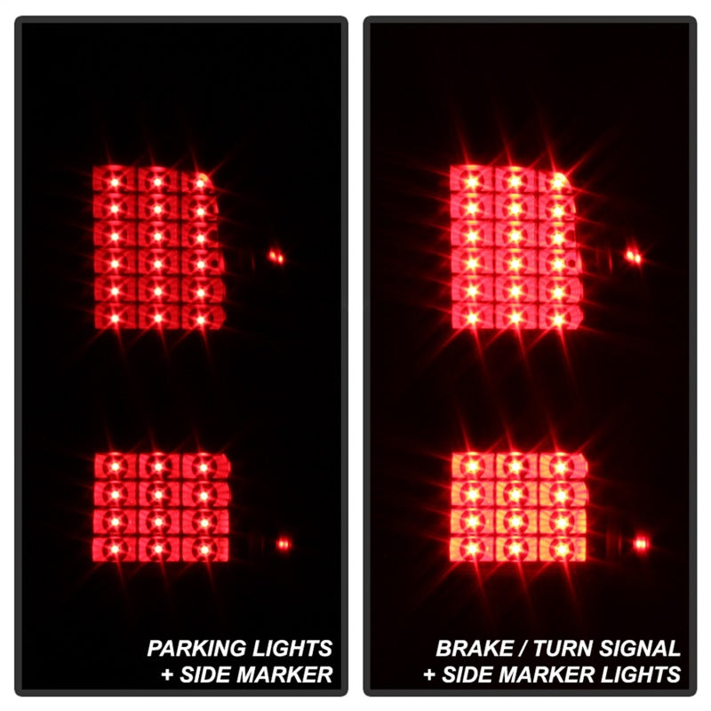 Load image into Gallery viewer, xTune Chevy 1500 14-16 / Silverado 2500HD/3500HD LED Tail Lights - Black Smoked ALT-JH-CS14-LED-BSM
