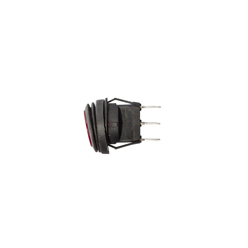 Load image into Gallery viewer, KC HiLiTES Illuminated LED 10A Round Rocker Light Switch - Red
