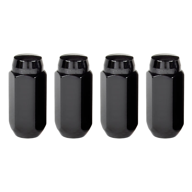 Load image into Gallery viewer, McGard Hex Lug Nut (Cone Seat) M14X1.5 / 22mm Hex / 1.945in. Length (4-Pack) - Black
