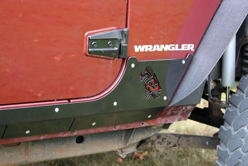 Load image into Gallery viewer, Fishbone Offroad 07-18 Jeep Wrangler JK 4 Door Rocker Guards Scale Armor
