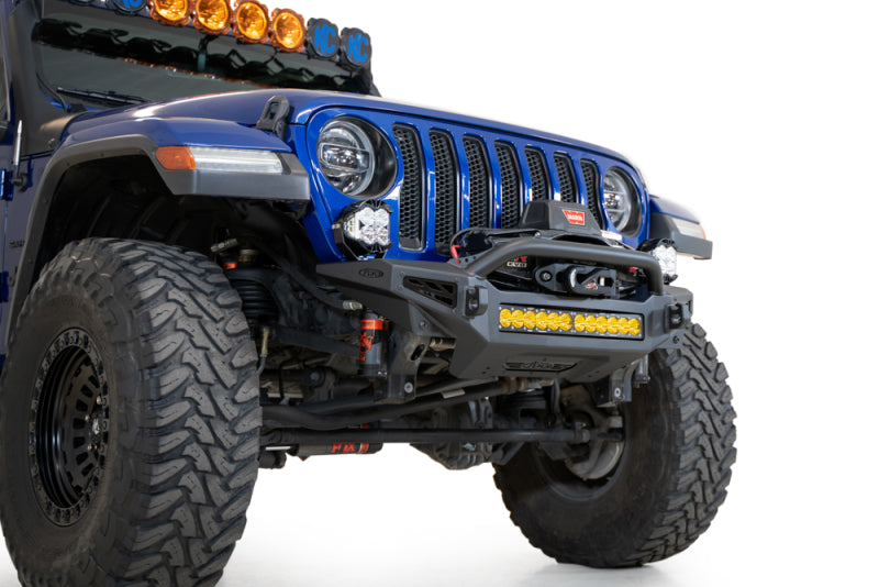 Load image into Gallery viewer, Addictive Desert Designs 18-23 Jeep JL/JT Rock Fighter Front Bumper
