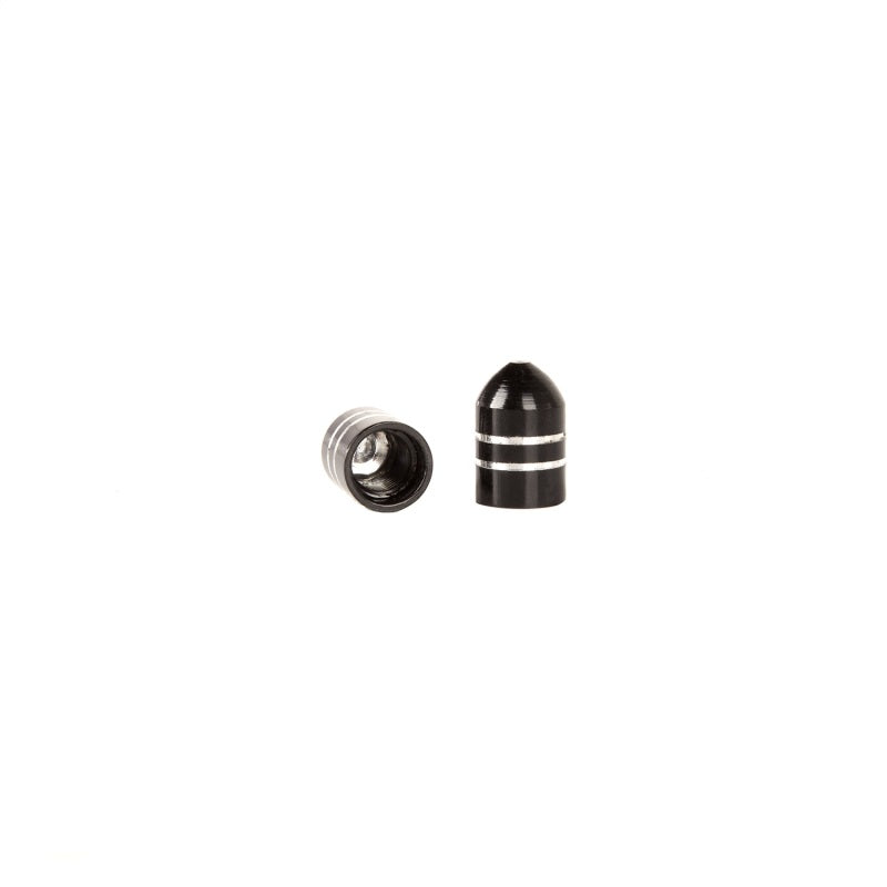 Load image into Gallery viewer, Rugged Ridge Valve Stem Cap Aluminum Black 5 Pack
