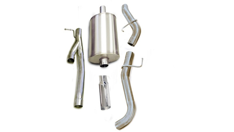 Load image into Gallery viewer, Corsa 2005-2006 Chevrolet Silverado Crew Cab/Short Bed 1500 6.0L V8 Polished Sport Cat-Back Exhaust
