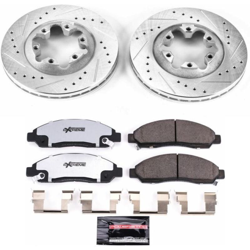 Load image into Gallery viewer, Power Stop 04-08 Chevrolet Colorado Front Z36 Truck &amp; Tow Brake Kit
