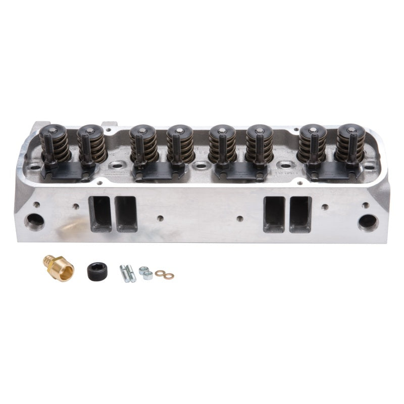 Load image into Gallery viewer, Edelbrock Cylinder Head Pontiac Performer RPM 72cc for Hydraulic Roller Cam Complete (Ea)
