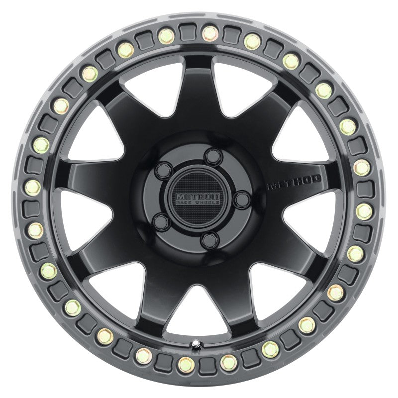 Load image into Gallery viewer, Method MR108 17x9 -44mm Offset 5x5 71.5mm CB Matte Black w/BH-H24125-38 Wheel
