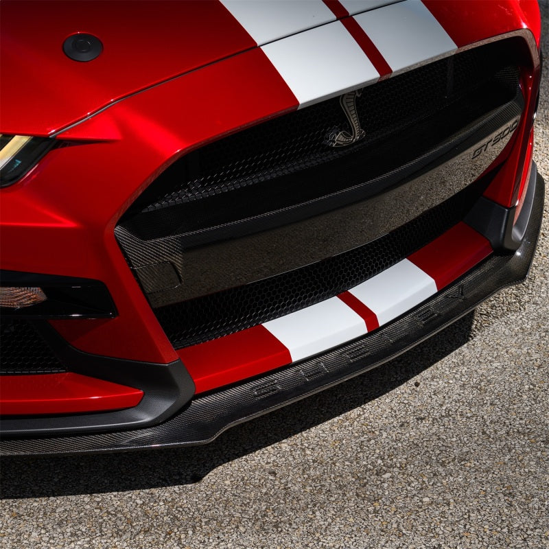 Load image into Gallery viewer, Ford Racing 20-21 Mustang GT500 Carbon Fiber Front Splitter Kit
