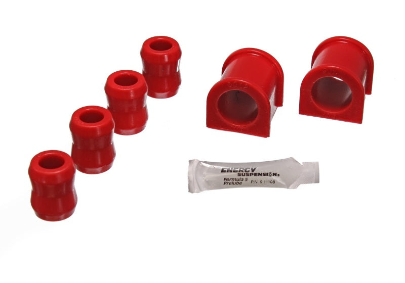 Load image into Gallery viewer, Energy Suspension 87-96 Jeep Wrangler YJ Red Front 1-1/8in Sway Bar Bushing Set w/End Link Bushings
