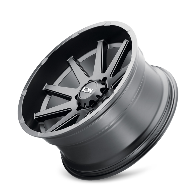 Load image into Gallery viewer, ION Type 143 20x9 / 5x150 BP / 30mm Offset / 110mm Hub Matte Black Wheel

