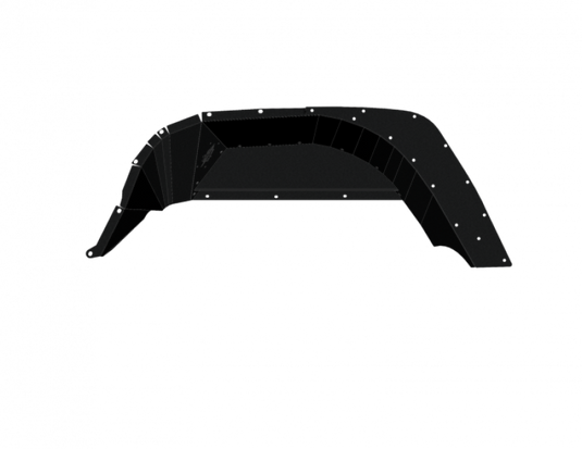 Road Armor 18-21 Jeep Gladiator JL Stealth Rear Fender Liner Body Armor - Black Steel