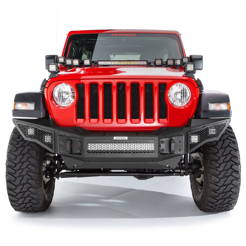 Load image into Gallery viewer, Go Rhino 07-20 Jeep Wrangler JL/JLU/JK/JKU/Gladiator JT Rockline Full Width Bumper
