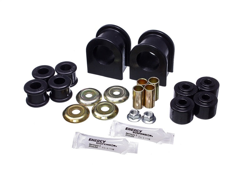 Load image into Gallery viewer, Energy Suspension 99-11 Ford F53 Motorhome Black 35mm Rear Sway Bar Bushing Set
