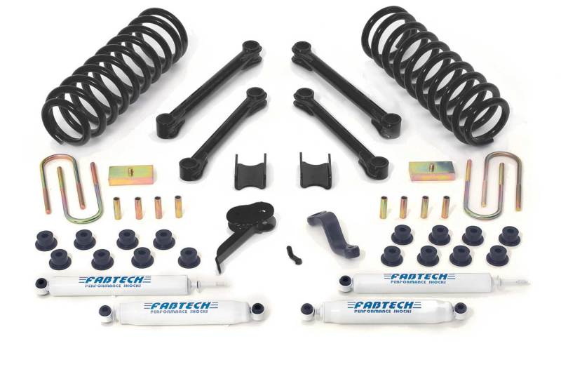 Load image into Gallery viewer, Fabtech 09-13 Dodge 2500/3500 4WD w/Diesel &amp; Auto 4.5in Perf Sys w/Perf Shks
