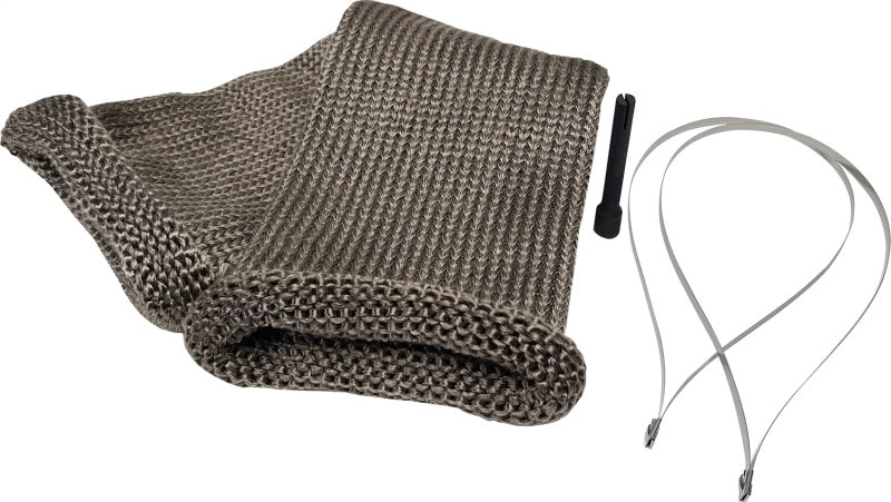 Load image into Gallery viewer, DEI Titanium 4in Knit Exhaust Sleeve - 12in
