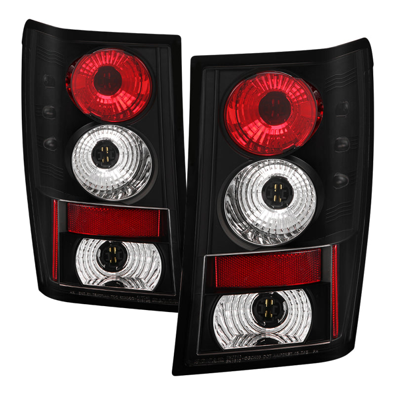 Load image into Gallery viewer, Spyder Jeep Grand Cherokee 05-06 Euro Style Tail Lights Black ALT-YD-JGC05-BK

