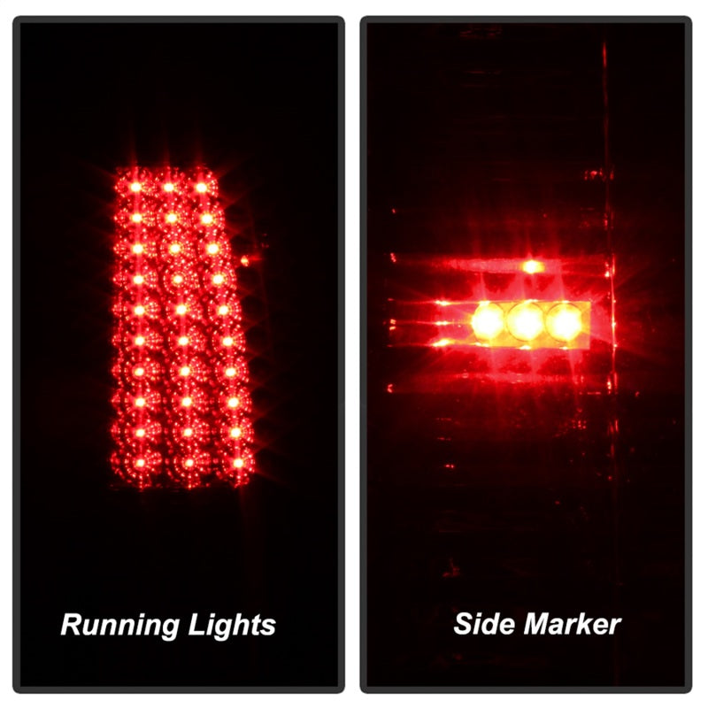 Load image into Gallery viewer, xTune Chevy Silverado 1500/2500/3500 99-02 LED Tail Lights Red Smoke ALT-ON-CS99-LED-RS

