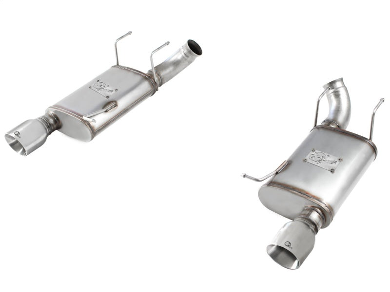 Load image into Gallery viewer, aFe MACHForce XP Exhaust 11-14 Ford Mustang GT V8-5.0L 3in. SS Axle-Back w/Polished Tips
