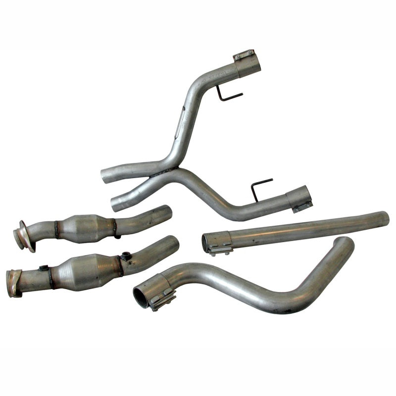 Load image into Gallery viewer, BBK 05-09 Mustang 4.0 V6 True Dual Cat Back Exhaust Conversion Kit With X pipe
