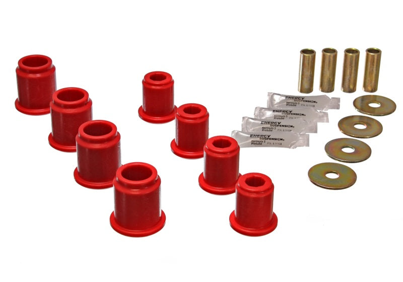 Load image into Gallery viewer, Energy Suspension 6/95-04 Toyota Pick Up 4W (Exc T-100/Tundra) Red Front Control Arm Bushing Set
