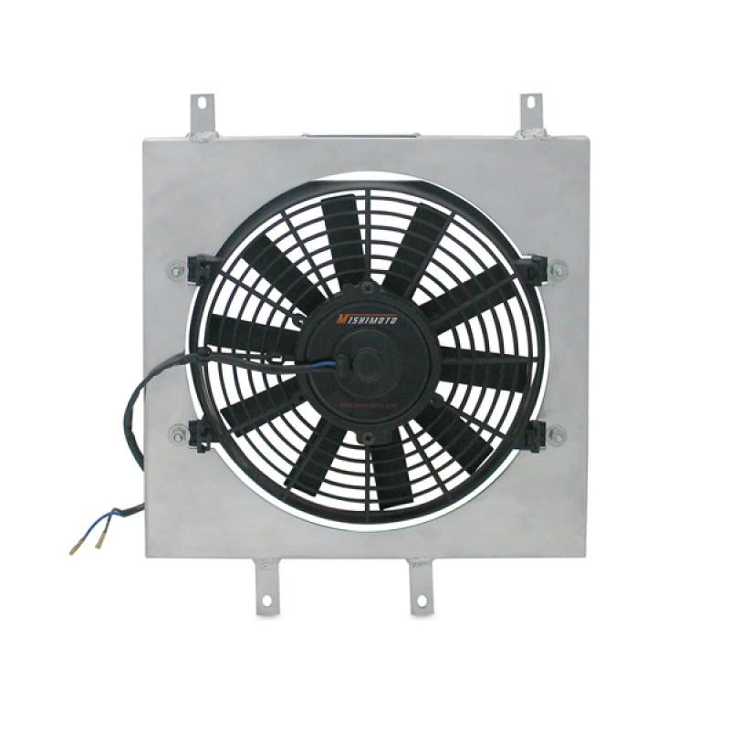 Load image into Gallery viewer, Mishimoto 22x18x3.5 Dual Pass Race Radiator Aluminum Fan Shroud Kit
